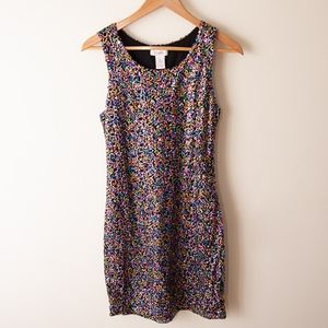 Candie's Multi Color sequin dress